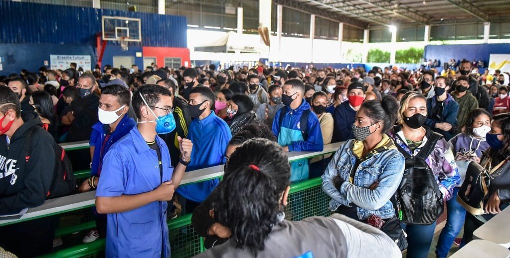 Centenas de alunos participam do terceiro ciclo do RenovaDF em Águas Claras e Guará/Vinícius de Melo/Agência Brasília