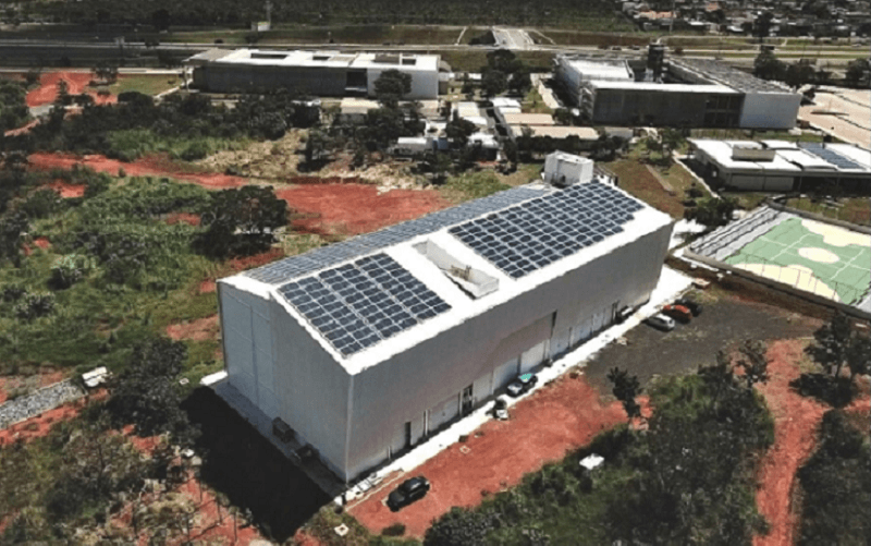 Usina solar UnB Gama DF Misto Brasília