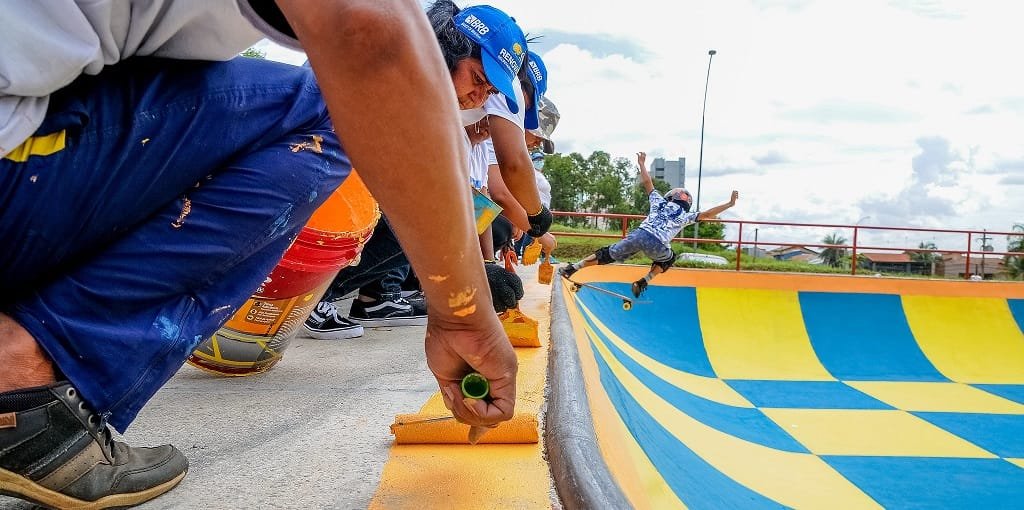 Skate pintura Águas Claras Misto Brasília