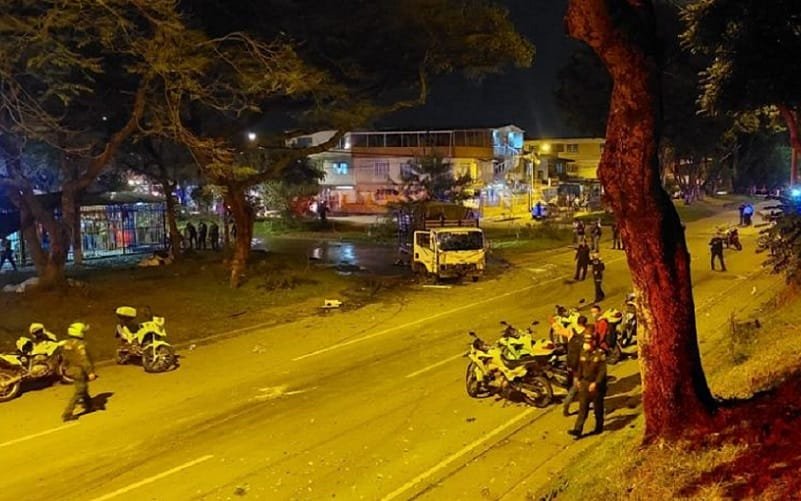 Ataque terrorista contra a polícia da Colômbia em Cali