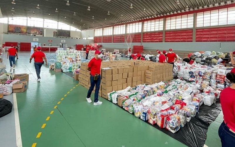 Campanha arrecada 103 toneladas de donativos para a Bahia