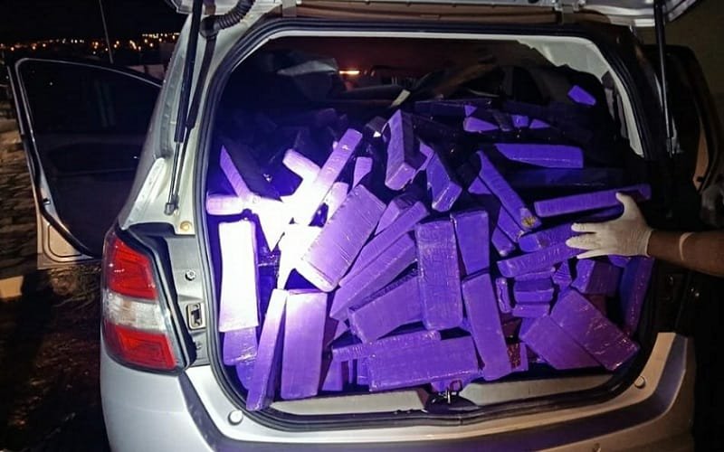 Apreendidos quase 800 quilos de maconha em rodovia do DF