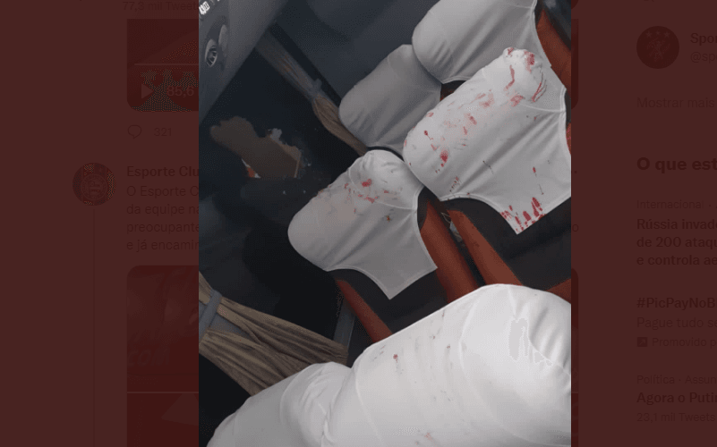 Bahia joga desfalcado após ataque a bomba contra ônibus