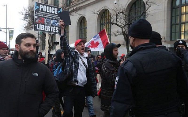 Protesto caminhoneiros otawa Canadá Misto Brasília