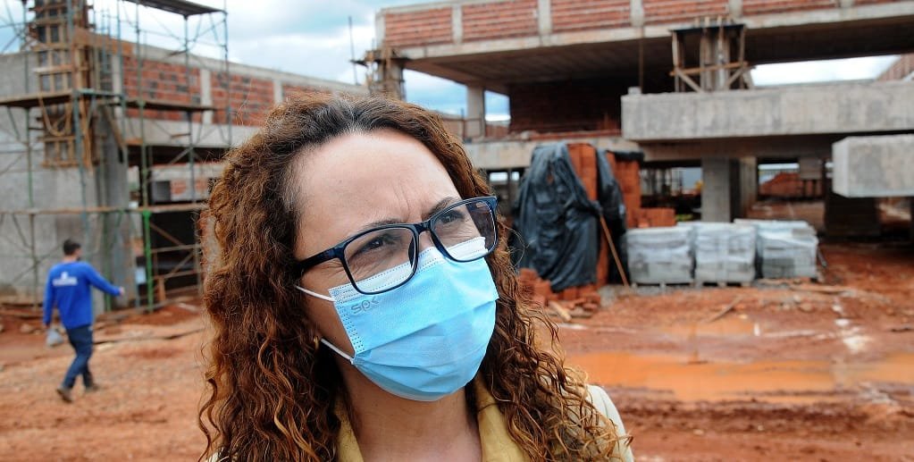 Marileide Romão é administradora de Santa Maria, cidade do DF que completou 29 anos e terá uma escola técnica/Lúcio Bernardo Jr/Agência Brasília