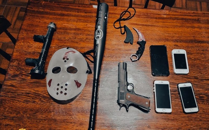 Armas apreendidas nazifascista Misto Brasília