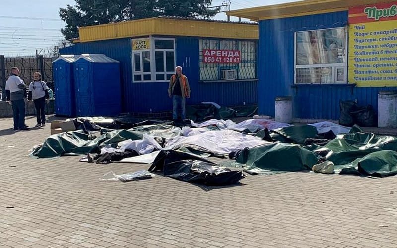 Estação de trem Ucrânia guerra Misto Brasília