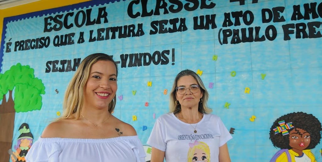 Viviane e Luciene são educadoras que trabalham dentro da sala de aula e abordam temas como o bullying/Lúcio Bernardo Jr./Agência Brasília