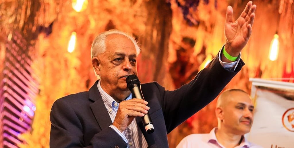 Jael Antônio da Silva, presidente do Sindhobar, no lançamento do Festival Mundo Gastro-Conexão Vietnã, no Mezanino/Vinicius de Melo/Agência Brasília