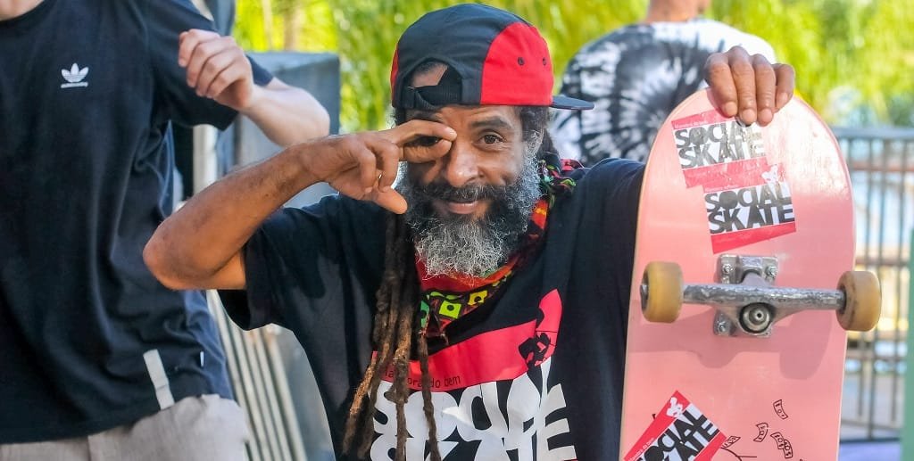 Cristiano Carlos brinca durante o Circuito Candango de Skate que teve a participação de seis mil pessoas/Renato Araújo/Agência Brasília