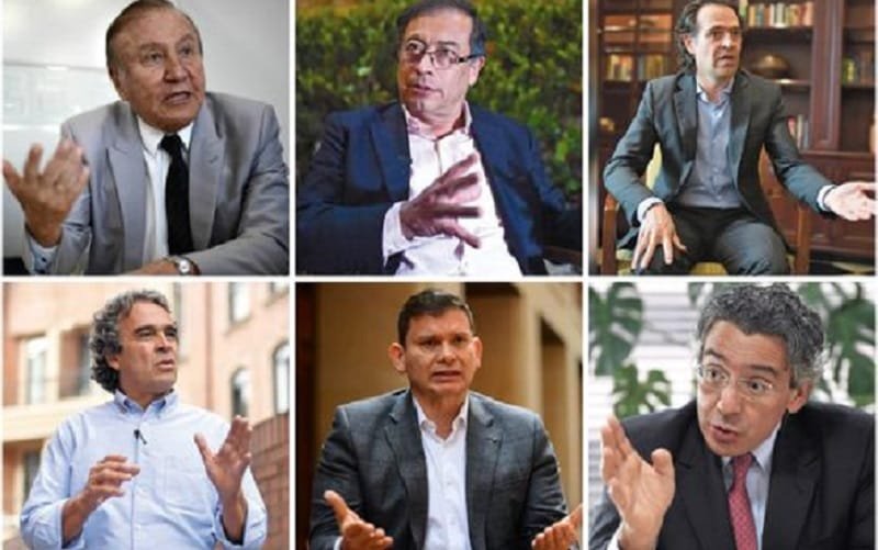Colômbia candidatos à Presidência Misto Brasília