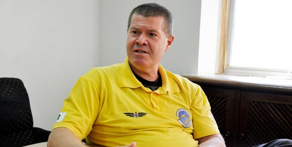 Sérgio Dolghi é diretor da unidade de operações aéreas do Detran do Distrito Federal/Renato Araújo/Agência Brasília