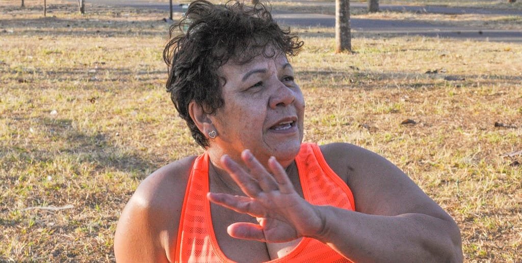 Graça Silva é uma das 250 mil pessoas que escolheram viver em Taguatinga, que completou 64 anos/Joel Rodrigues/Agência Brasília