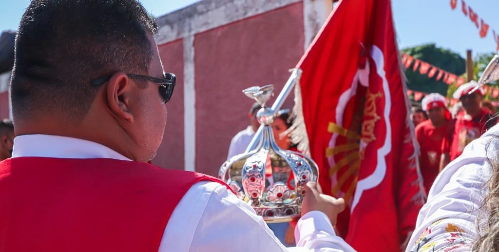 Detalhe da Festa do Divino de Brazlândia que antecede a Pentecostes e que mobiliza centenas de voluntários/Jaqueline Husni/Agência Brasília