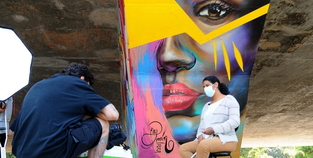 Gravacão de uma websérie com quatro rappers do Distrito Federal que tem financiamento do Fundo de Apoio à Cultura/Lúcio Bernardo Jr/Agência Brasília