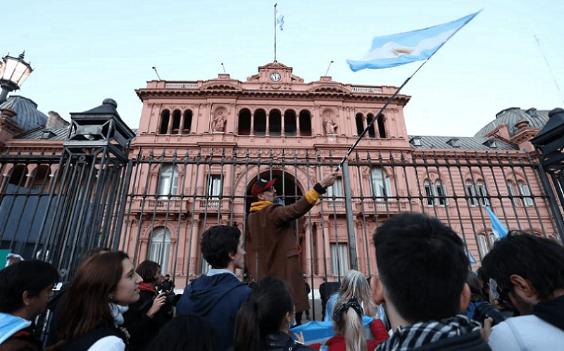 Argentina protesto Casa Rosada Misto Brasília