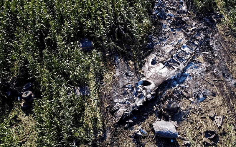 Avião Antonov cai na Grécia com “material perigoso”