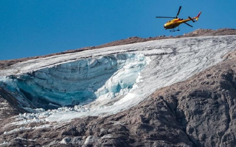 Seis pessoas morrem em deslizamento nos Alpes italianos