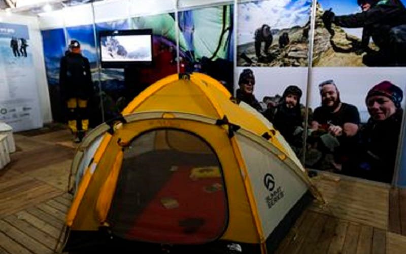 Exposição que o visitante conhece a era do gelo