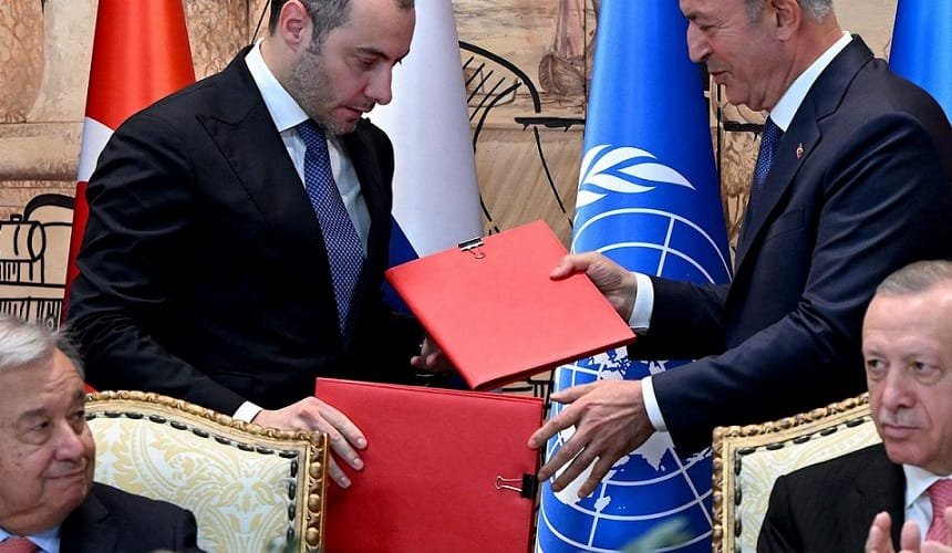 Rússia e Ucrânia assinam acordo para vender o trigo