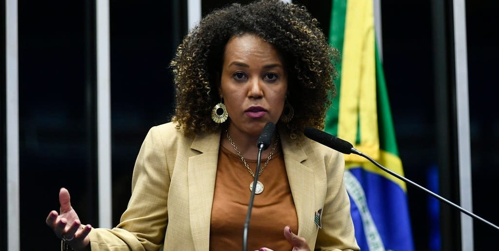 Graziela Costa, diretora do Instituto Maat, fala no Senado sobre a saúde suplementar/Edilson Rodrigues/Agência Senado