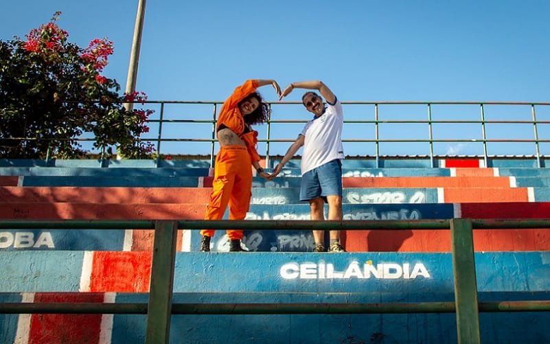 Artistas Lua Cavalcante e Gu da Cei DF Misto Brasília