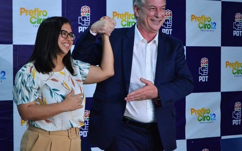 Ana Paula e Ciro Gomes PDT Misto Brasília