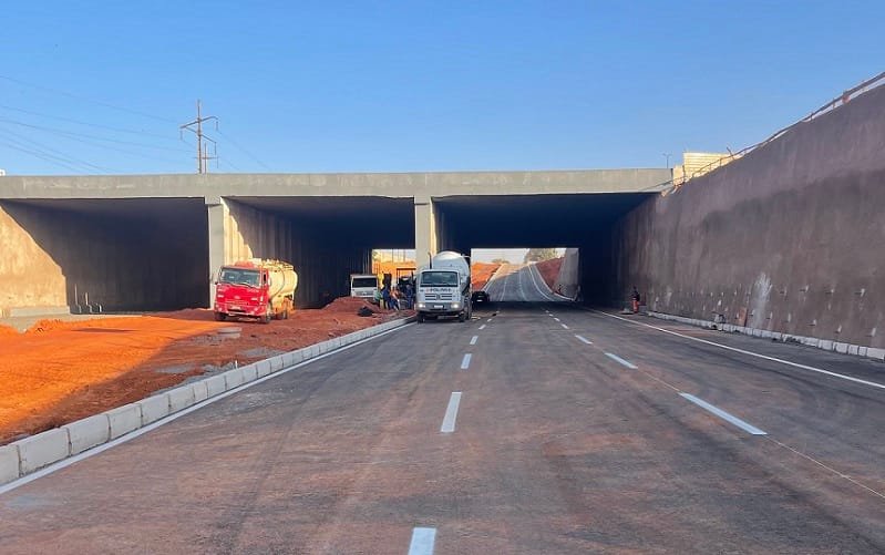 Será liberado trânsito do viaduto do Recanto das Emas