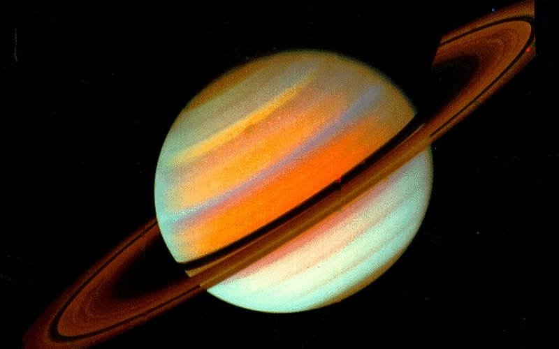 Saturno planeta espaço Misto Brasília