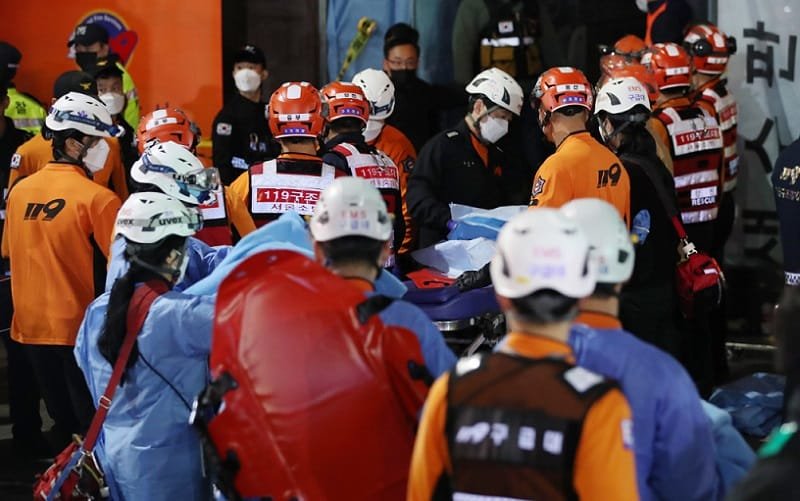 Seul Coreia do Sul pisoteamento Misto Brasília