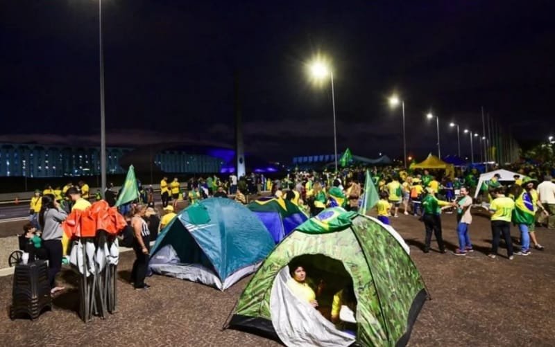 Acampamento bolsonarista Brasília Misto Brasília