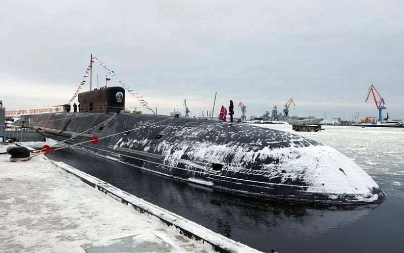 Rússia coloca em operação mais um submarino nuclear