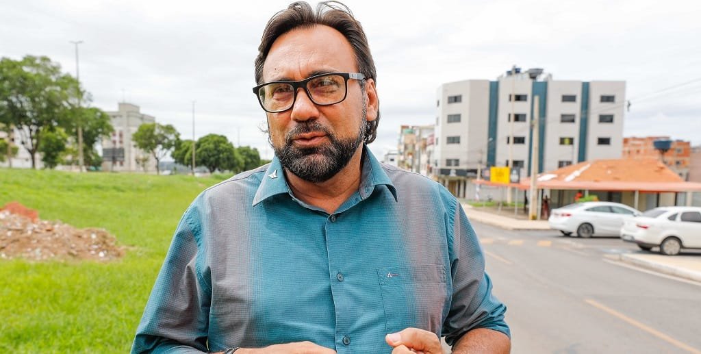 Artur Nogueira é o administrador do Guará, onde aconteceu uma ação educativa sobre a coleta de lixo/Lúcio Bernardo Jr/Agência Brasília