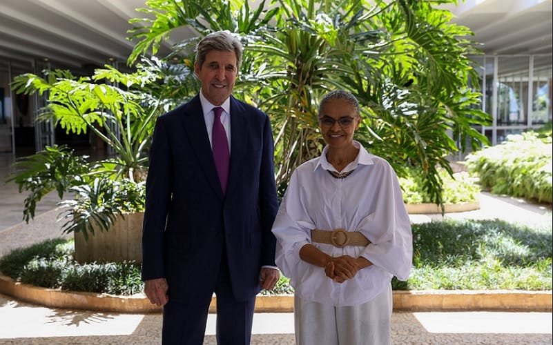 Marina Silva e John Kerry Brasília Misto Brasília