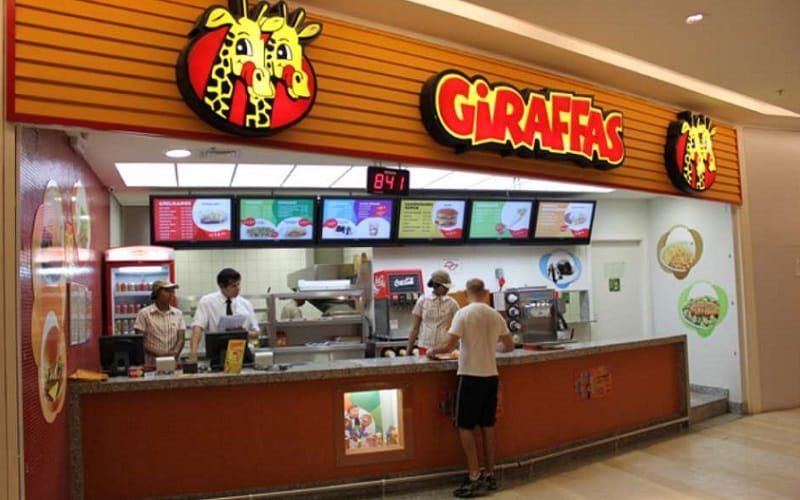 Rede fast-food Giraffas Misto Brasília