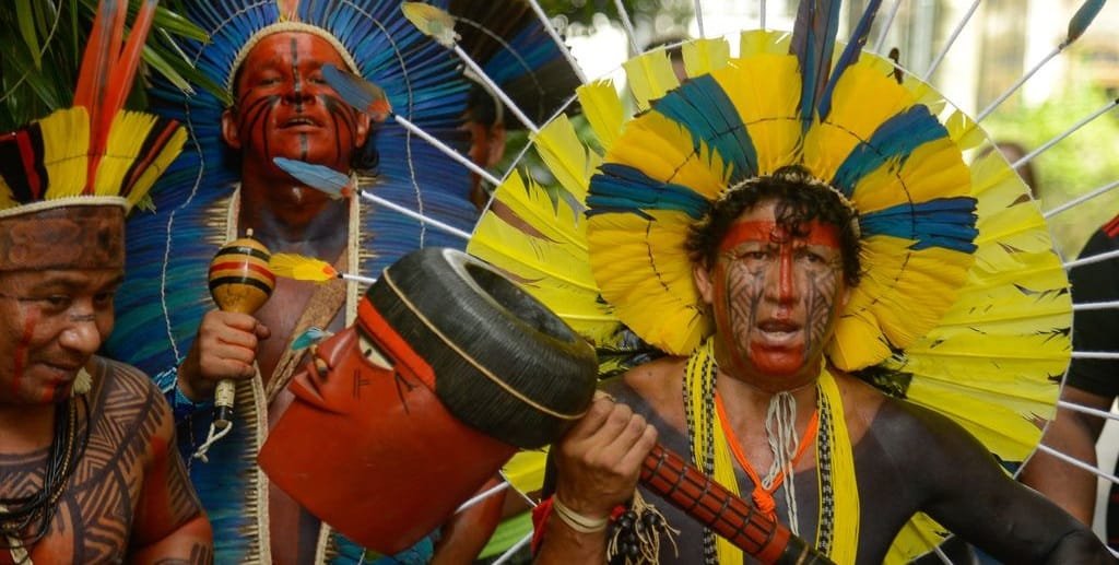 Indígenas pajelança Museu da República RJ Misto Brasília