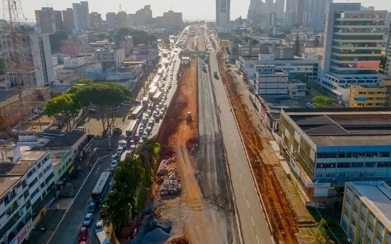 Túnel de Taguatinga DF marginal sul Misto Brasília