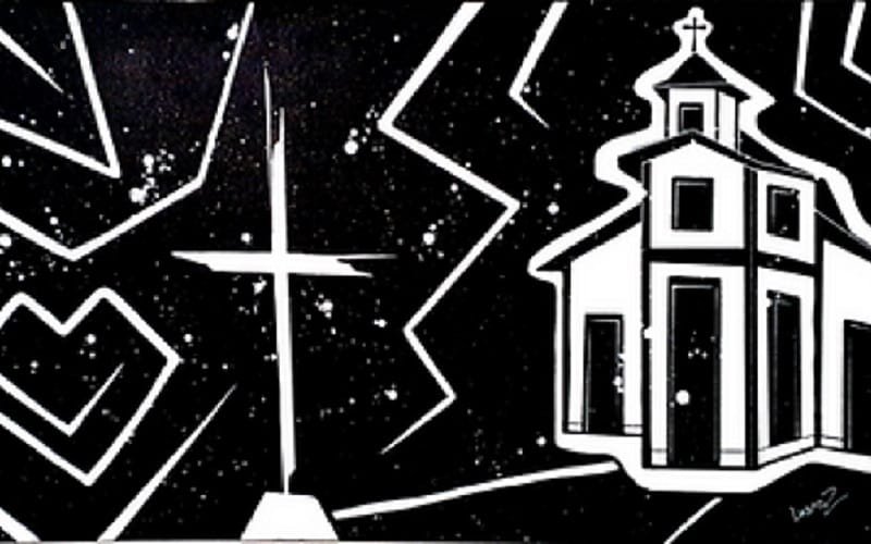 Arte pintura Catopé e Morrinhos DF Misto Brasília