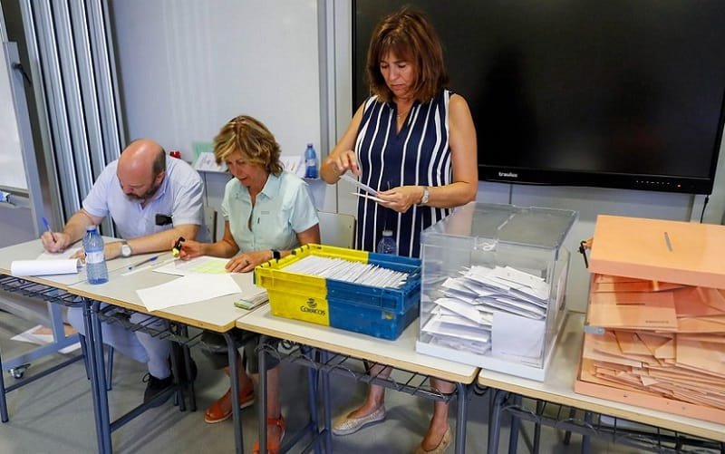 Espanha eleição geral apuração domingo Misto Brasília