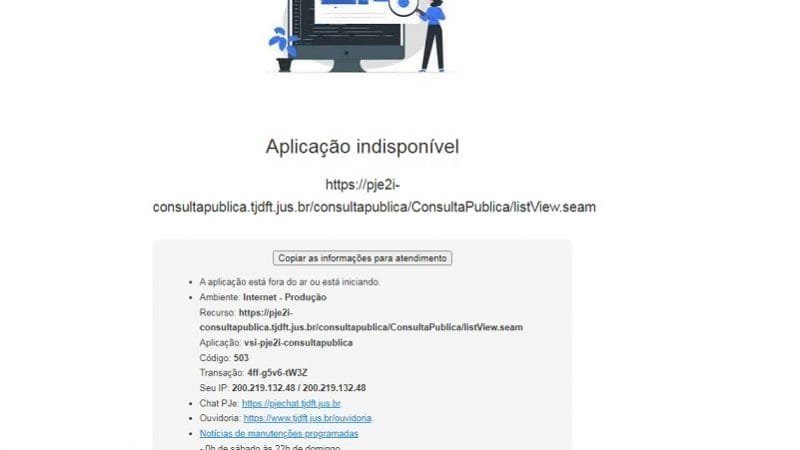 Suspeita de ataque hacker tira do ar serviços do Tribunal de Justiça