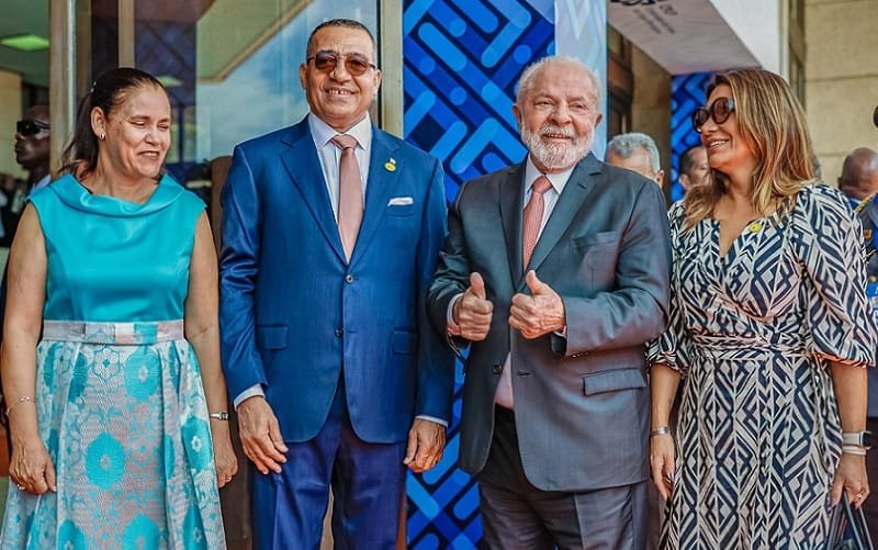 Lula da Silva e Carlos Vilanova São Tomé e Príncipe Misto Brasília