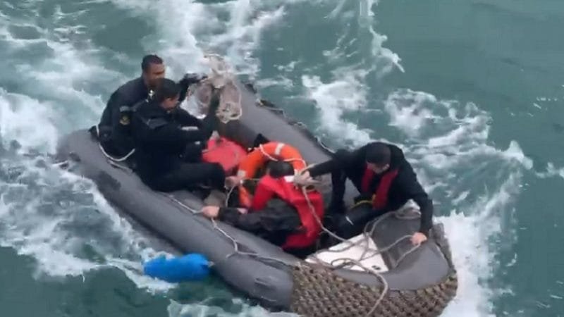 Argentino resgatado pela Marinha em praia da Ilha Grande