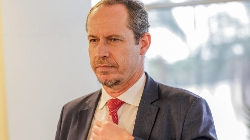 Ricardo Capelli, secretário-executivo do Ministério de Justiça e Segurança, durante reunião no Palácio do Buriti sobre a segurança no 7 de setembro/Renato Alves/Agência Brasília