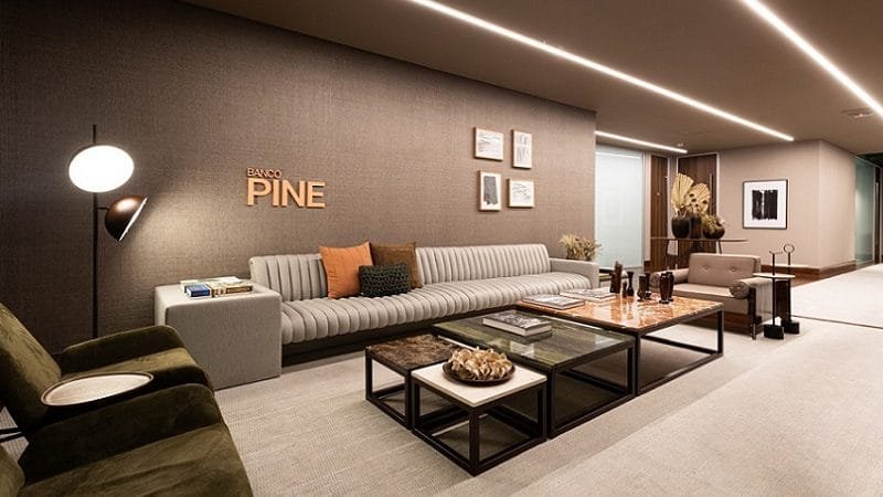Lucro líquido do Banco Pine foi 12 vezes maior no semestre