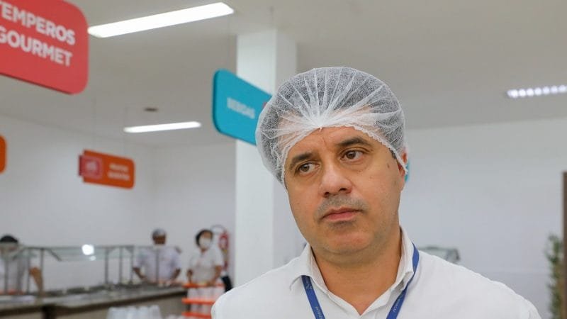 Rubens Pimentel é do Hospital de Base, que passou a ter uma nova cozinha e refeitório/Paulo H. Carvalho/Agência Brasília
