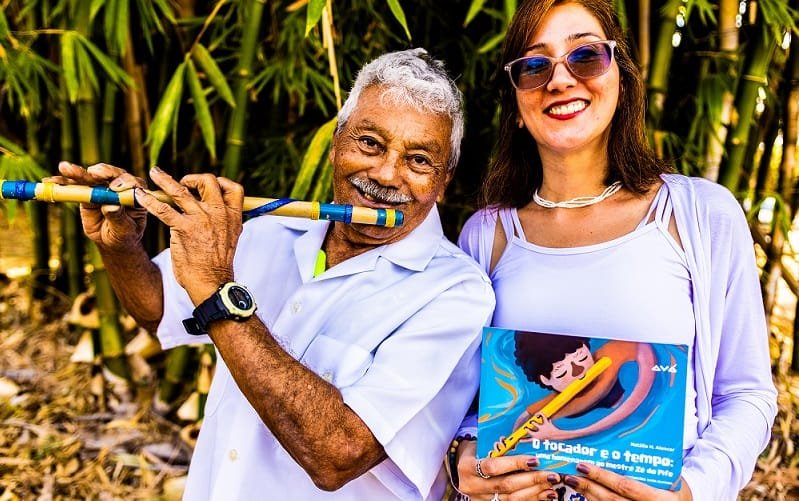 Livro O tocador e o tempo Misto BRasília