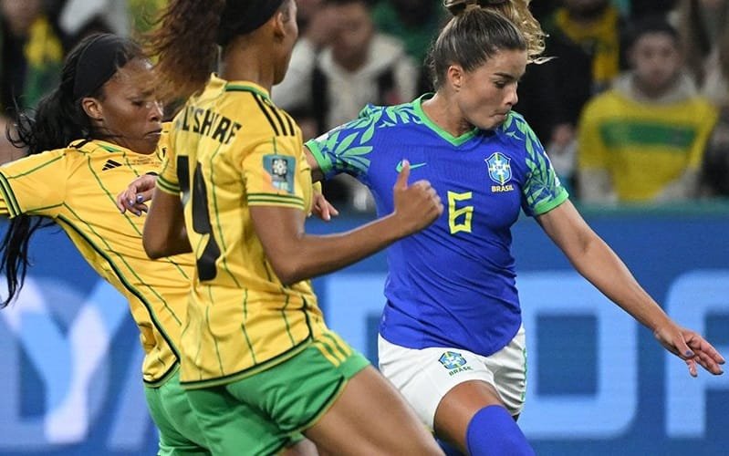 Seleção feminina contra a Jamaica Copa do Mundo Misto Brasília