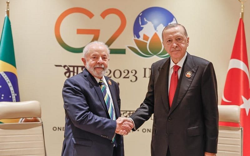 Lula da Silva e Erdogan na Índia Misto Brasília