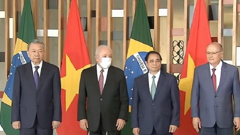 Brasil fecha quatro acordos bilaterais com o Vietnã