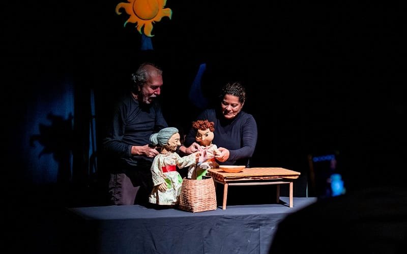Teatro bonecos Os meninos verdes Misto Brasília
